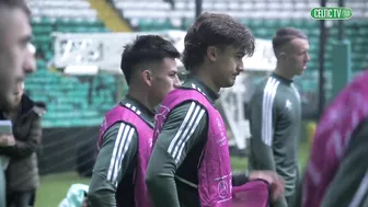 Celtic #UCL Training: The Bhoys train at Paradise before travelling to face Real Madrid ????????????