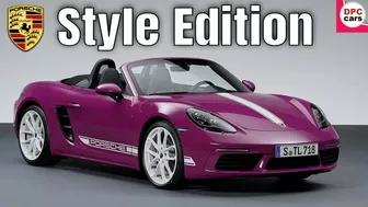 2023 Porsche 718 Boxster and Cayman Style Edition Models