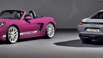 2023 Porsche 718 Boxster and Cayman Style Edition Models