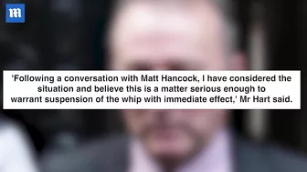 Matt Hancock enters I'm A Celebrity: Immediately stripped of Conservative whip