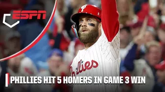 Phillies hit 5 home runs to win Game 3 of the 2022 World Series | MLB on ESPN