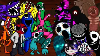 New ALL Rainbow Friends Vs New ALL Doors ???? Friday Night Funkin' (Roblox Doors x Rainbow Friends)