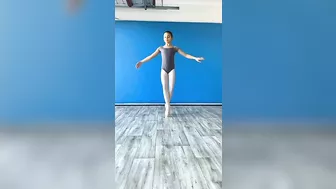 ballet dancer leg stretching