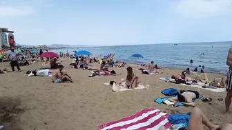 Barcelona Spain - Beach Walking - Summer June 2022