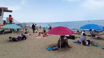 Barcelona Spain - Beach Walking - Summer June 2022