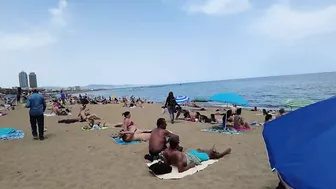 Barcelona Spain - Beach Walking - Summer June 2022