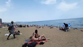 Barcelona Spain - Beach Walking - Summer June 2022