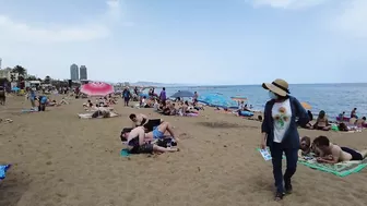 Barcelona Spain - Beach Walking - Summer June 2022