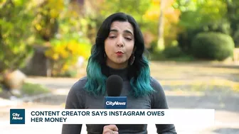 Content creator says Instagram owes her thousands