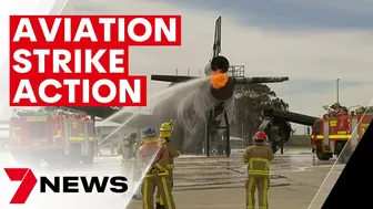 Travel chaos looms as firefighters vote to strike | 7NEWS