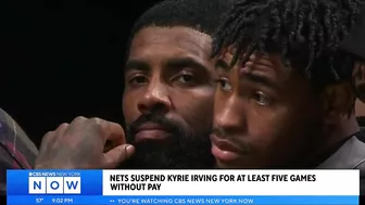 Nets suspend Kyrie Irving for at least 5 games without pay