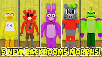 [11/03 UPDATE] How to get ALL 5 NEW FNAF BACKROOM MORPHS in Backrooms Morphs! - Roblox