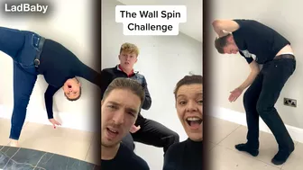 Trying the impossible wall spin challenge ????