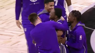 De’Aaron Fox Walk-Off Game Winner From The Logo #TissotBuzzerBeater????