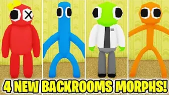 How to get ALL 4 NEW BACKROOMS MORPHS in Backrooms Morphs (ROBLOX)