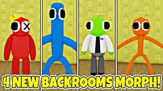 [11/05 UPDATE 2] How to get ALL 4 NEW SWAPPED RAINBOW FRIENDS BACKROOM MORPHS! - Roblox