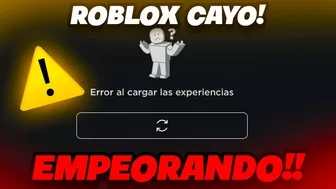 ⚠️ROBLOX HA CAIDO Y ESTA EMPEORANDO!!