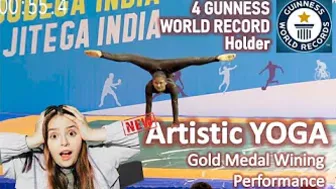 Vaishnavi of Tamil Nadu Gold Medal performance Artistic Yoga. Surprising New Form of Yoga!!!