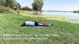 Cure leg pain by this Yoga pose