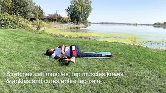 Cure leg pain by this Yoga pose