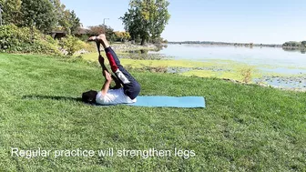 Cure leg pain by this Yoga pose