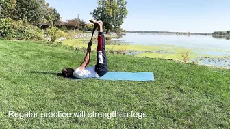 Cure leg pain by this Yoga pose