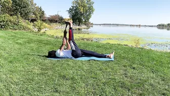 Cure leg pain by this Yoga pose