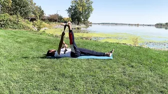 Cure leg pain by this Yoga pose