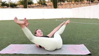 leg stretch & flexible splits & contortion workout & middle split stretches. yoga & gymnastics