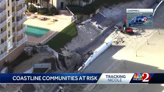 Beach erosion concerns grow as Subtropical Storm Nicole approaches