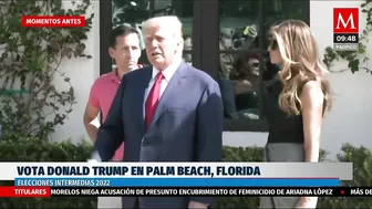 Vota Donald Trump en Palm Beach, Florida