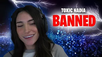 TOXIC NADIA BANNED LIVE ON STREAM - NADIA AMINE IS VOICE CHAT BANNED.