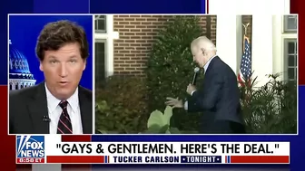 Tucker shreds Biden's latest gaffe addressing 'gays and gentlemen'