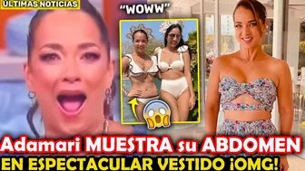 ????Adamari López MUESTRA su ABDOMEN en ESPECTACULAR VESTIDO en Instagram