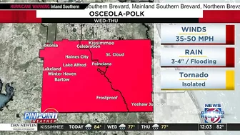 Tracking Nicole: Models & County-by-county impacts