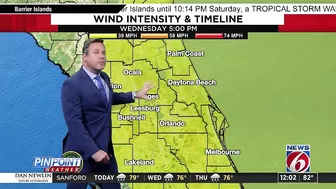 Tracking Nicole: Models & County-by-county impacts