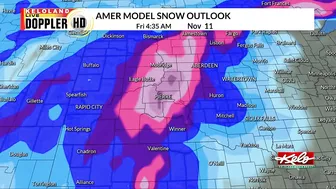 Latest models show snow in the forecast