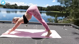 Yoga by the Pond