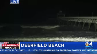 Nicole's rain, gusty winds hammered Deerfield Beach