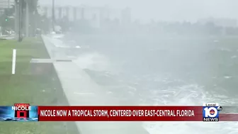 Parts of Palm Beach, Martin counties submerged from now-Tropical Storm Nicole