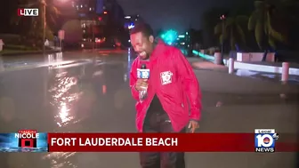 Parts of Fort Lauderdale beach shut down as Hurricane Nicole nears Florida coast