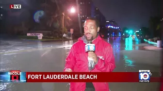 Parts of Fort Lauderdale beach shut down as Hurricane Nicole nears Florida coast