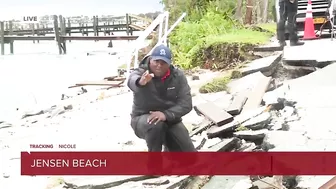 Road crumbling in Jensen Beach