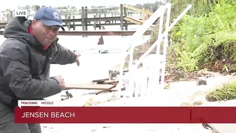 Road crumbling in Jensen Beach