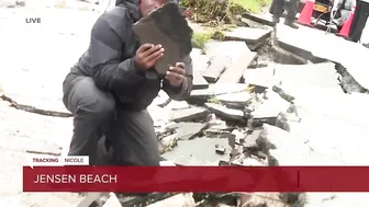 Road crumbling in Jensen Beach