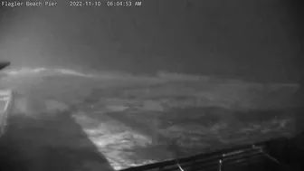 Tropical Storm Nicole hammers Flagler Beach Pier