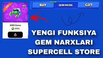 ???? SUPERCELL STORE YANGI SOVGA QILISH FUNKSIYASI VA BAZIBIR YANGILIKLARI / BRAWL STARS UZBEK TILIDA ????