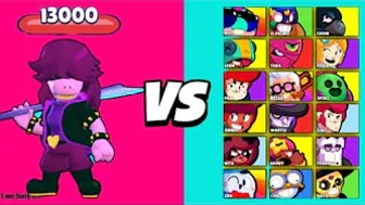 SUSIE (AxeMan) VS Brawlers | New Brawler | 1v5 - Brawl Stars