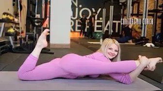 split stretches workout & yoga & contortion workout #yoga #contortion #stretch #split