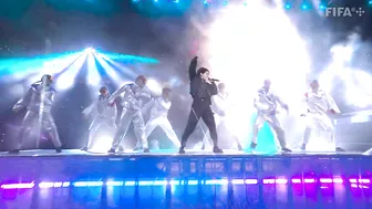 Jung Kook from BTS performs 'Dreamers' at FIFA World Cup opening ceremony